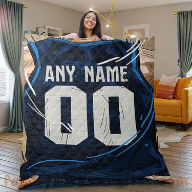 Custom Premium Quilt Blanket Minnesota Jersey Basketball Personalized Quilt Gifts for Her & Him
